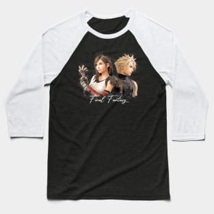 Final Fantasy VII Cloud and Tifa Baseball T-Shirt